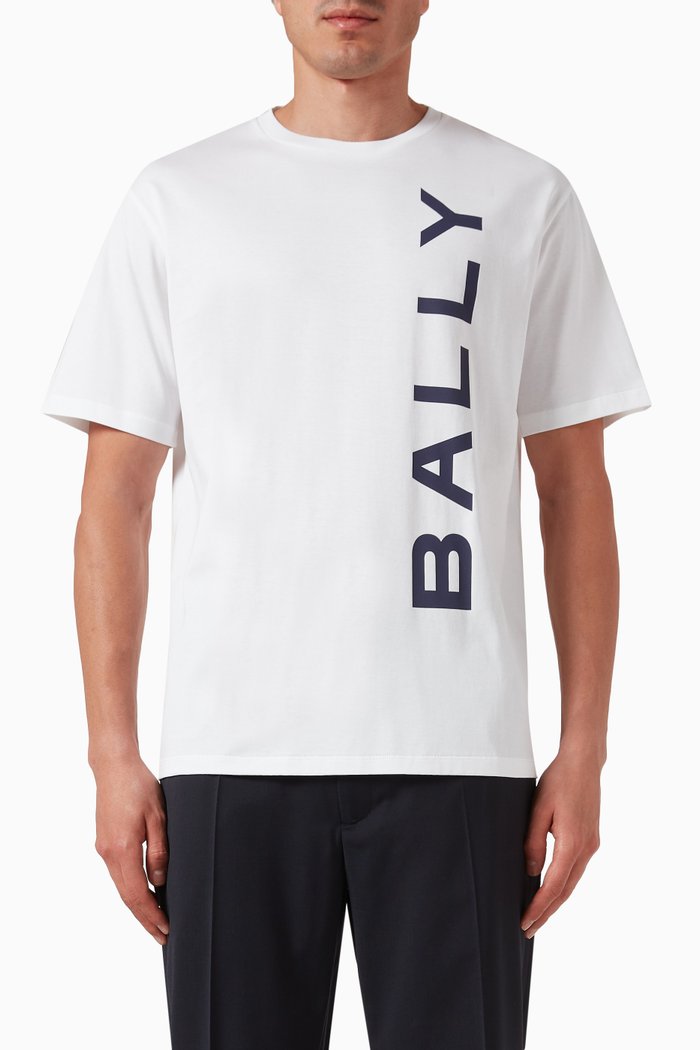 

Logo T-shirt in Cotton Jersey, White
