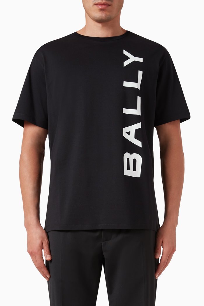 

Logo T-shirt in Cotton Jersey, Black