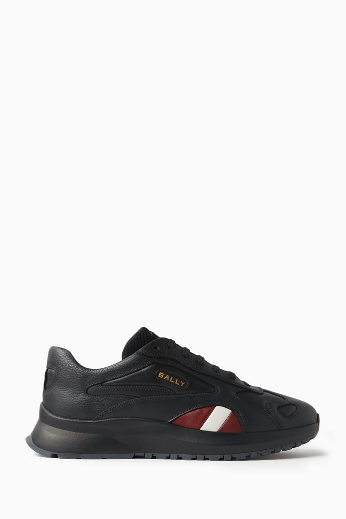

Dewy Sneakers in Leather, Black