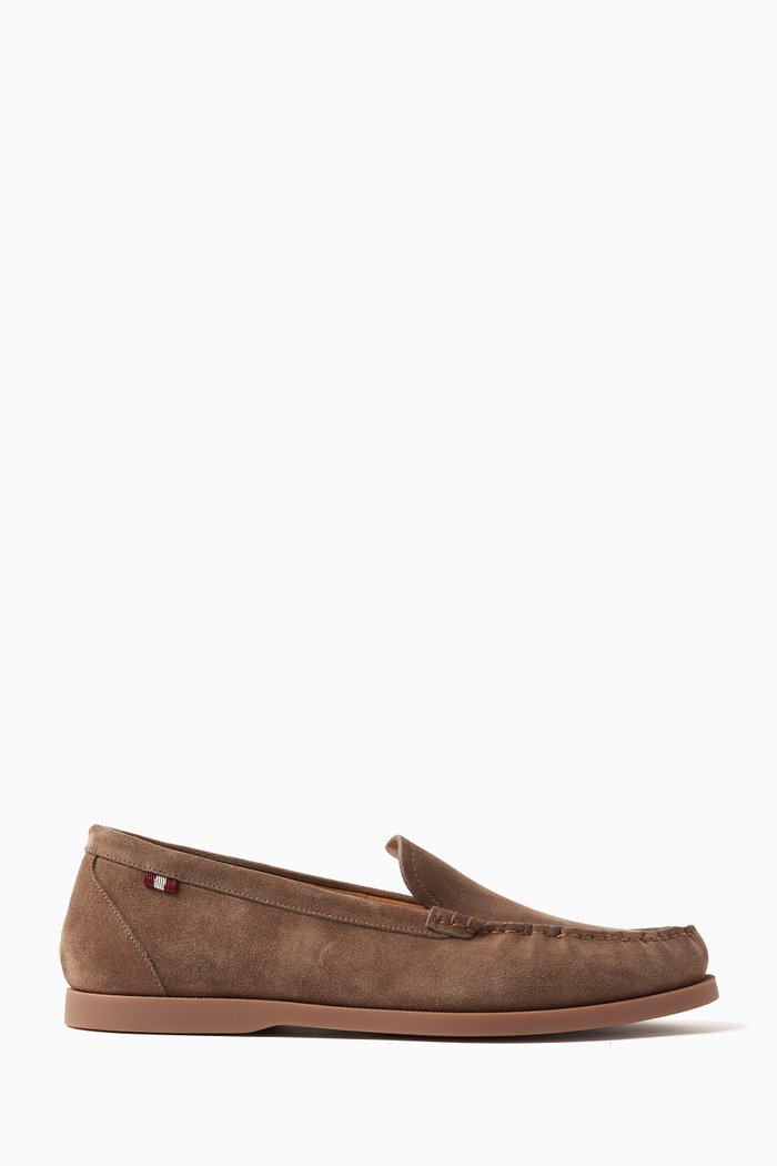 

Nadim Loafers in Suede, Neutral