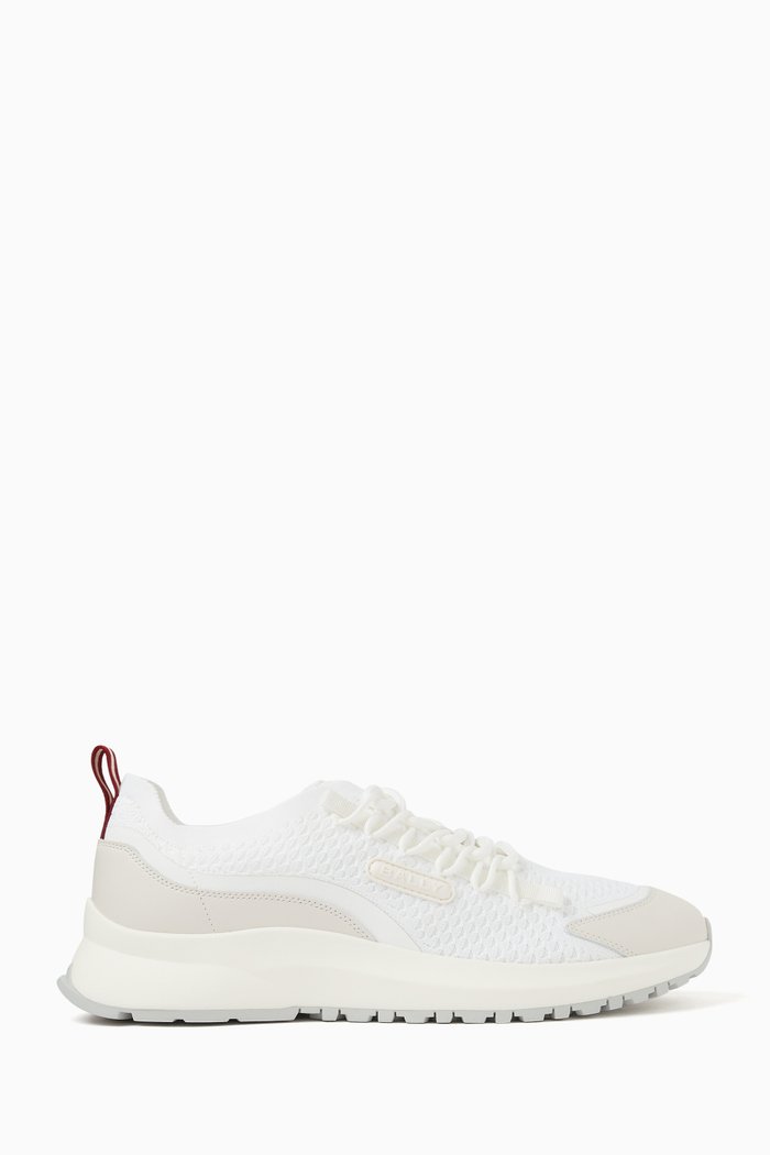 Daryel Sneakers in Mesh Knit, White