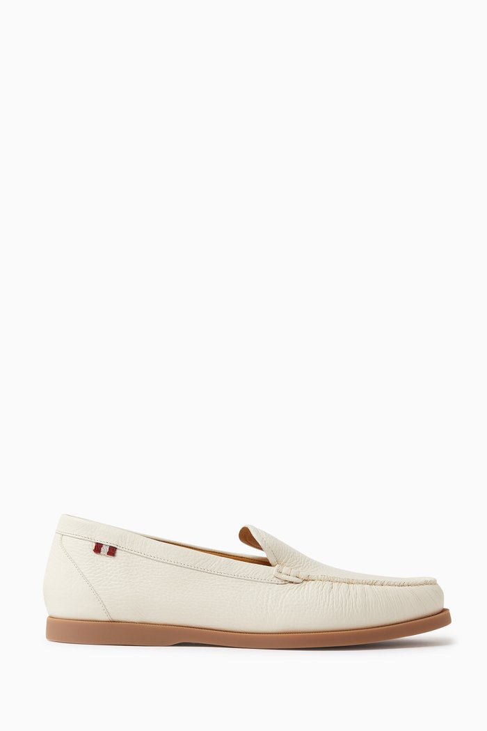 

Nadim Loafers in Leather, Neutral