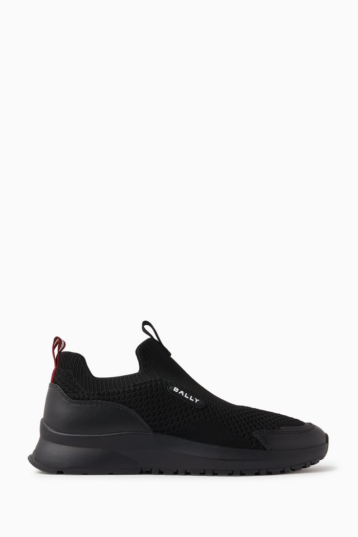 

Dewan Sneakers in Mesh Knit, Black