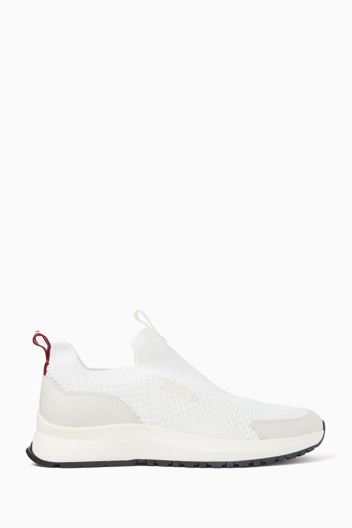 

Dewan Sneakers in Mesh Knit, White