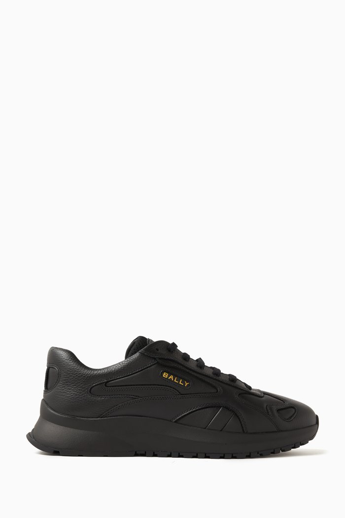 

Dewy Sneakers in Leather, Black