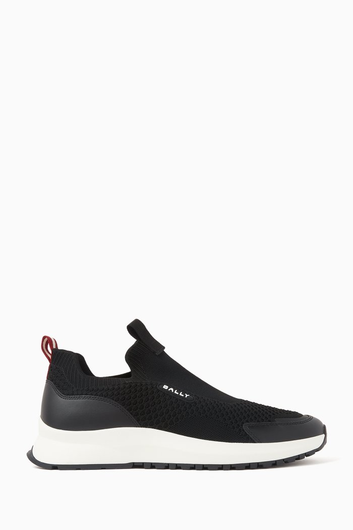 

Dewan Sneakers in Mesh Knit, Black
