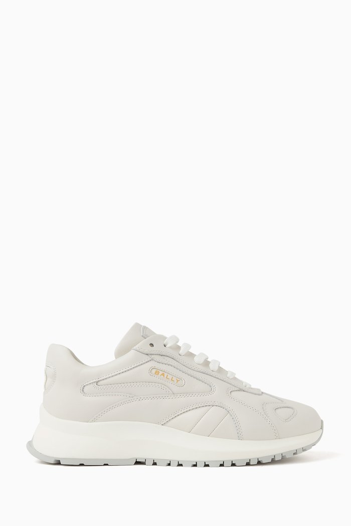 

Dewy Sneakers in Leather, White