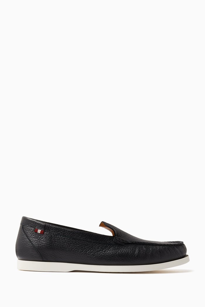 

Nadim Loafers in Leather, Black