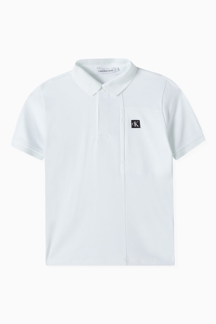 

Logo Polo Shirt in Cotton-jersey, White