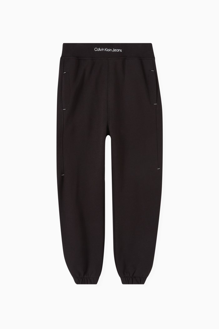 

Logo Joggers in Cotton-blend Terry, Black