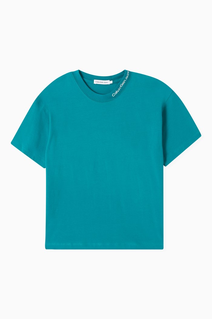 

Logo T-shirt in Cotton, Green