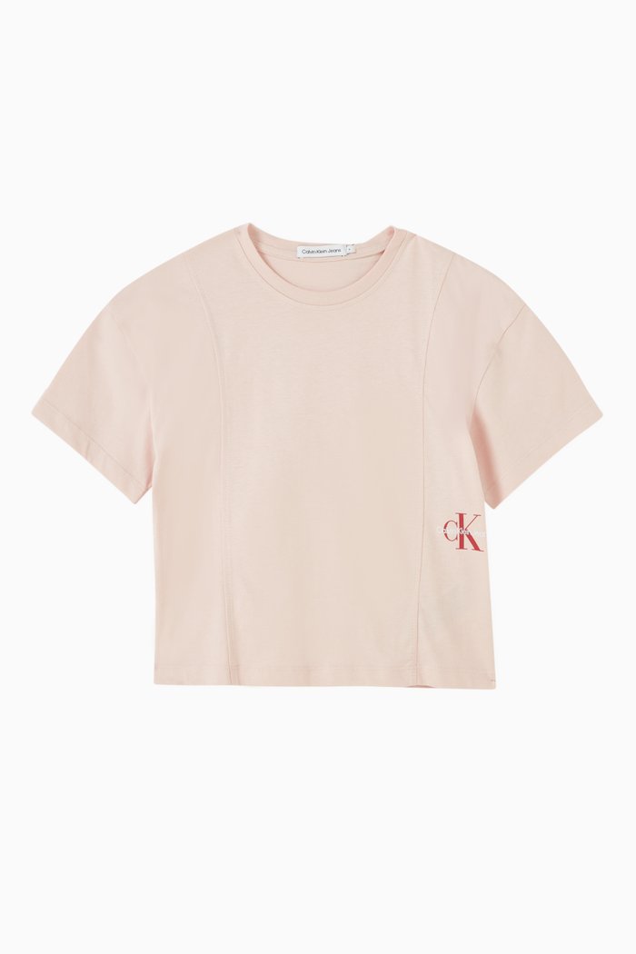 

Monogram T-shirt in Cotton Jersey, Pink
