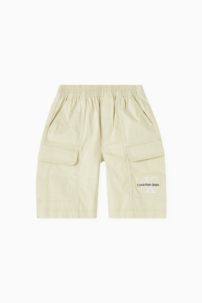 

Cargo Shorts in Cotton-twill, Green