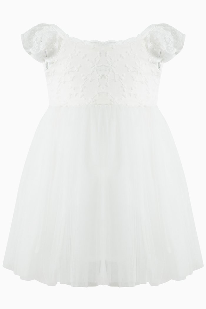 

Ruffles-detail Dress, White