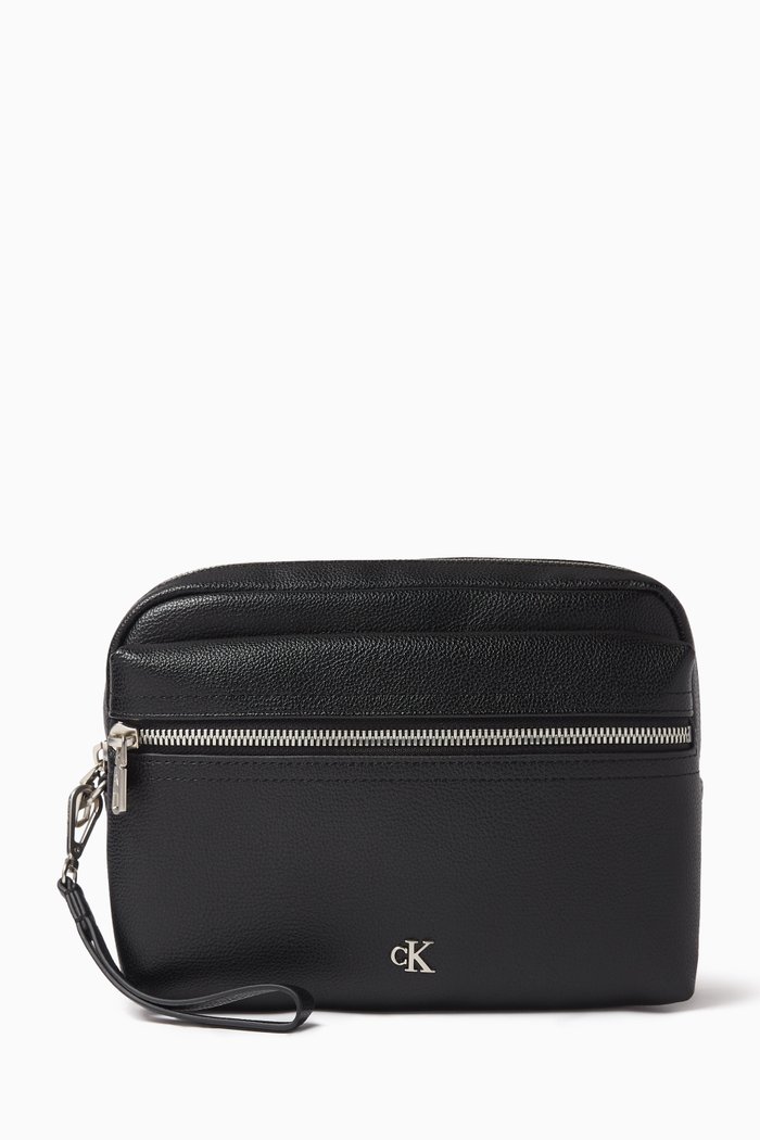 

RFID Pouch in Faux-leather, Black