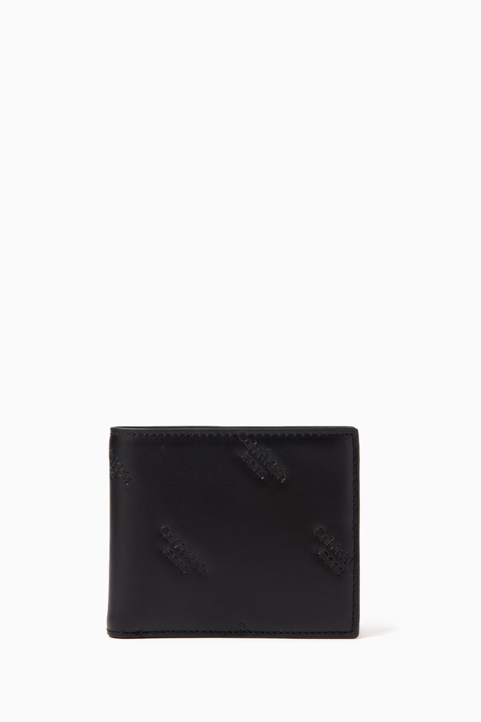 

Slimfold Logo Wallet in Leather, Black