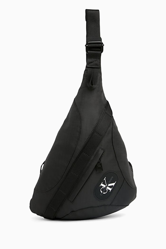 

Crossbody Sling Bag in Recycled-ripstop, Black