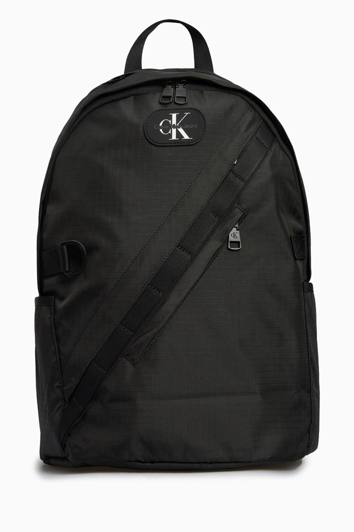 

Round Backpack in Recycled-ripstop, Black