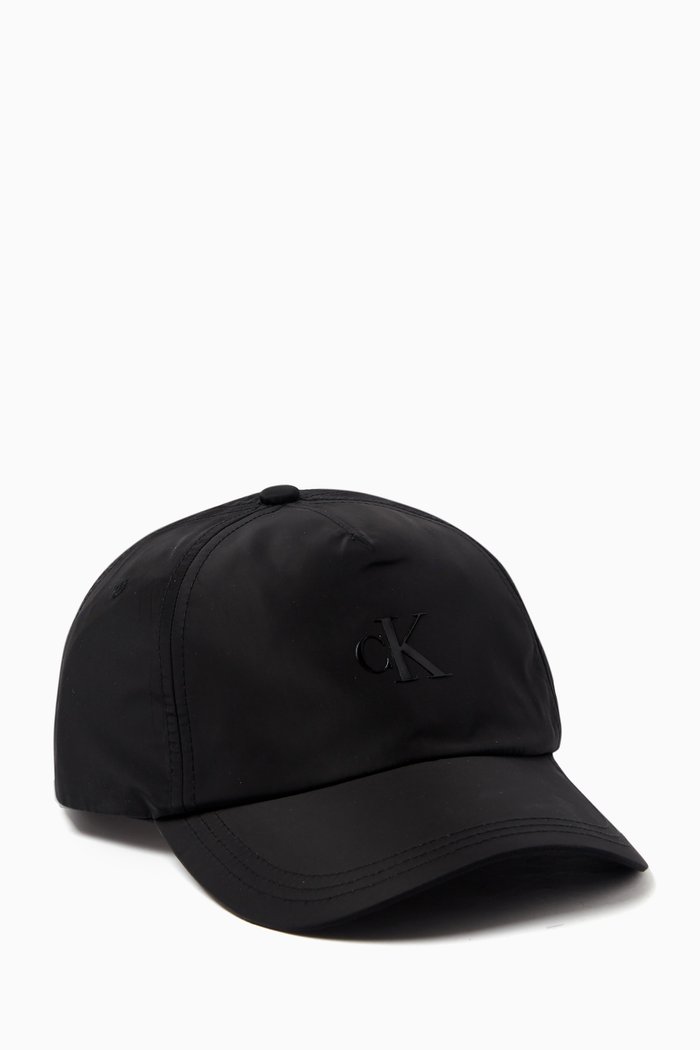 

Ultralight Logo Cap in Recycled Polyester, Black