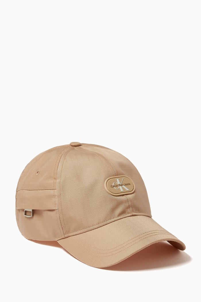 

Logo Cap in Recycled Ripstop Polyester, Neutral