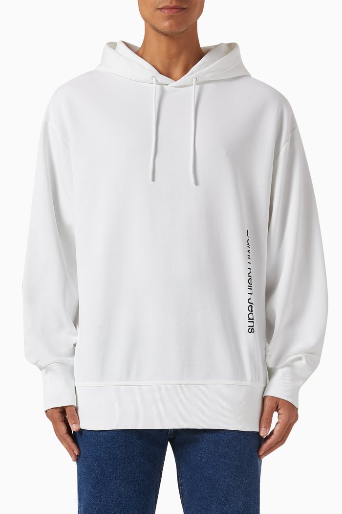 

Logo Hoodie in Cotton-blend, White
