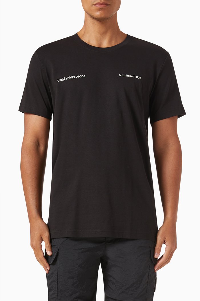 

Big Box Logo T-shirt in Cotton-jersey, Black