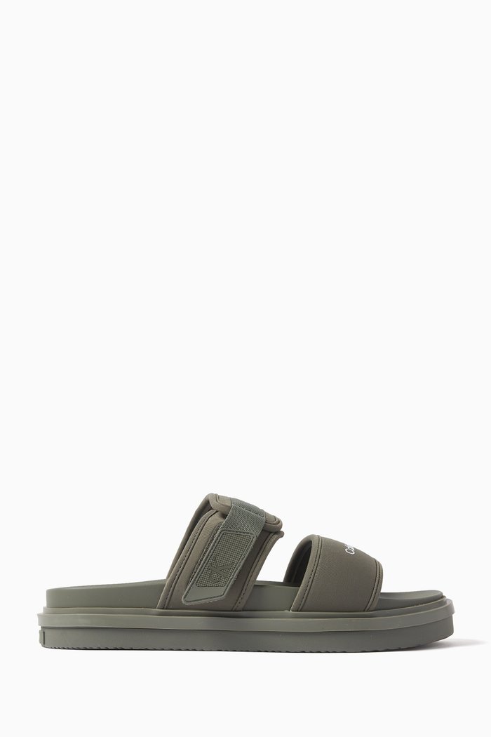 

Double Band Sandals, Green