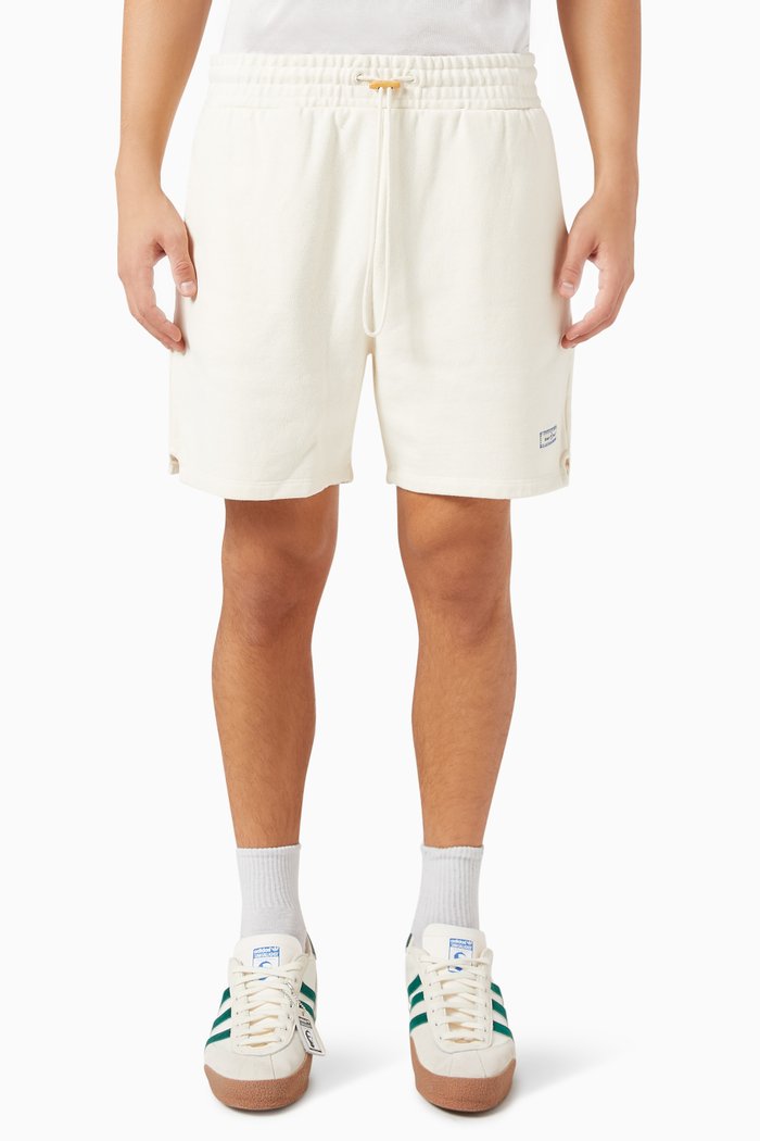 

Atelier Drawstring Shorts in Cotton, Neutral