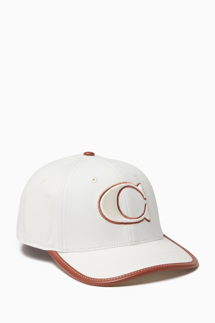 

C Baseball Cap in Cotton-canvas, Neutral