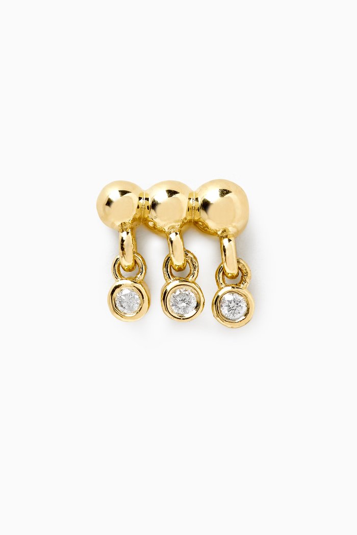 

Bedazzle Diamond Trio Stud in 14kt Yellow Gold