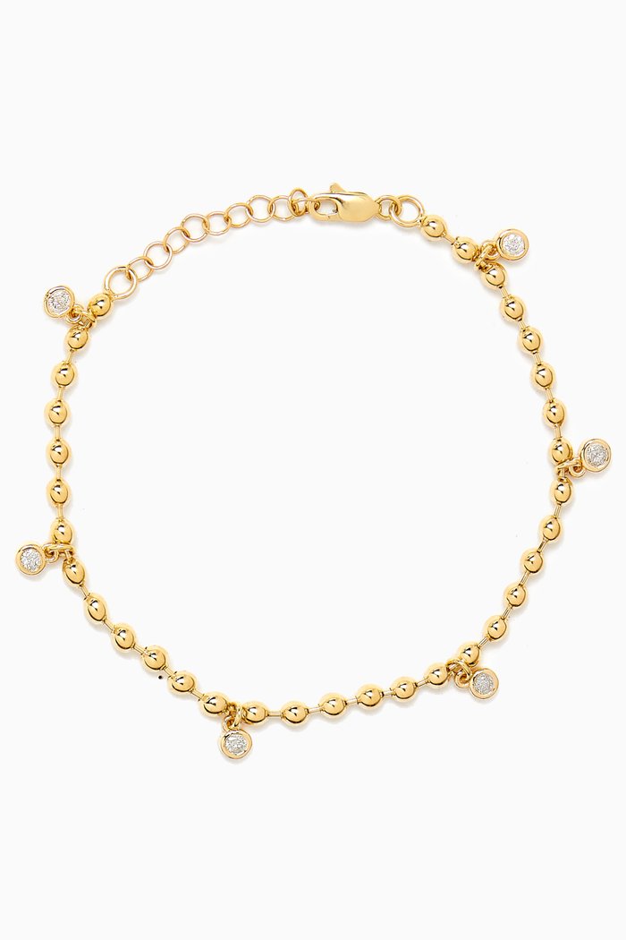 

Bedazzle Diamond Bracelet in 10kt Yellow Gold
