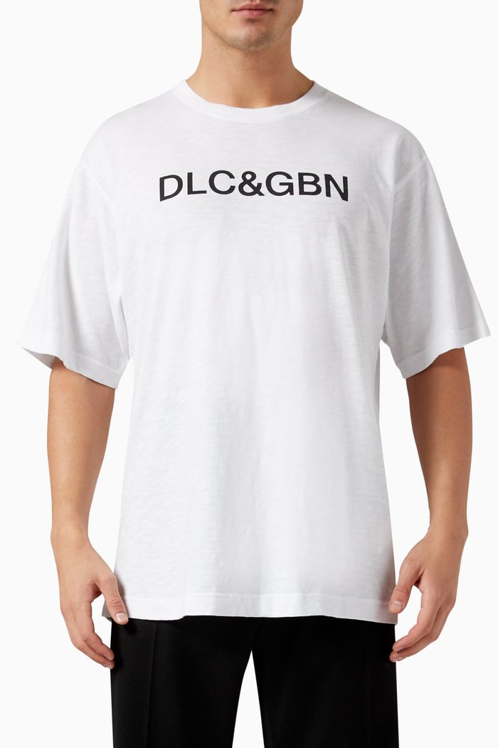 

Logo T-shirt in Cotton Jersey, White