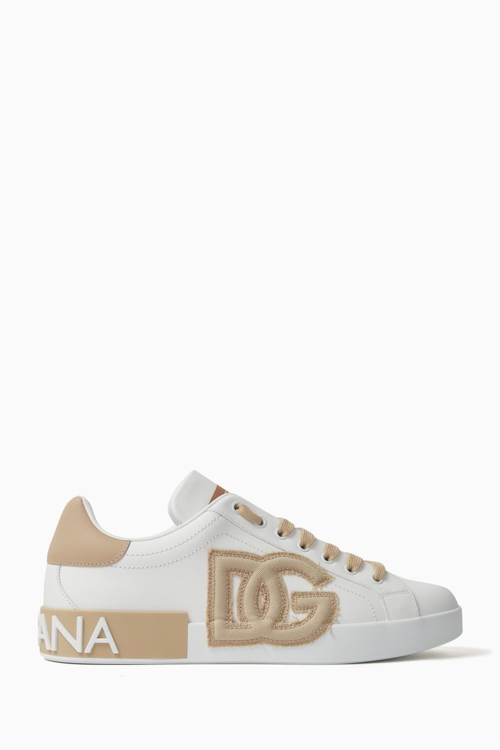 

Portofino Low-top Sneakers in Calfskin, White