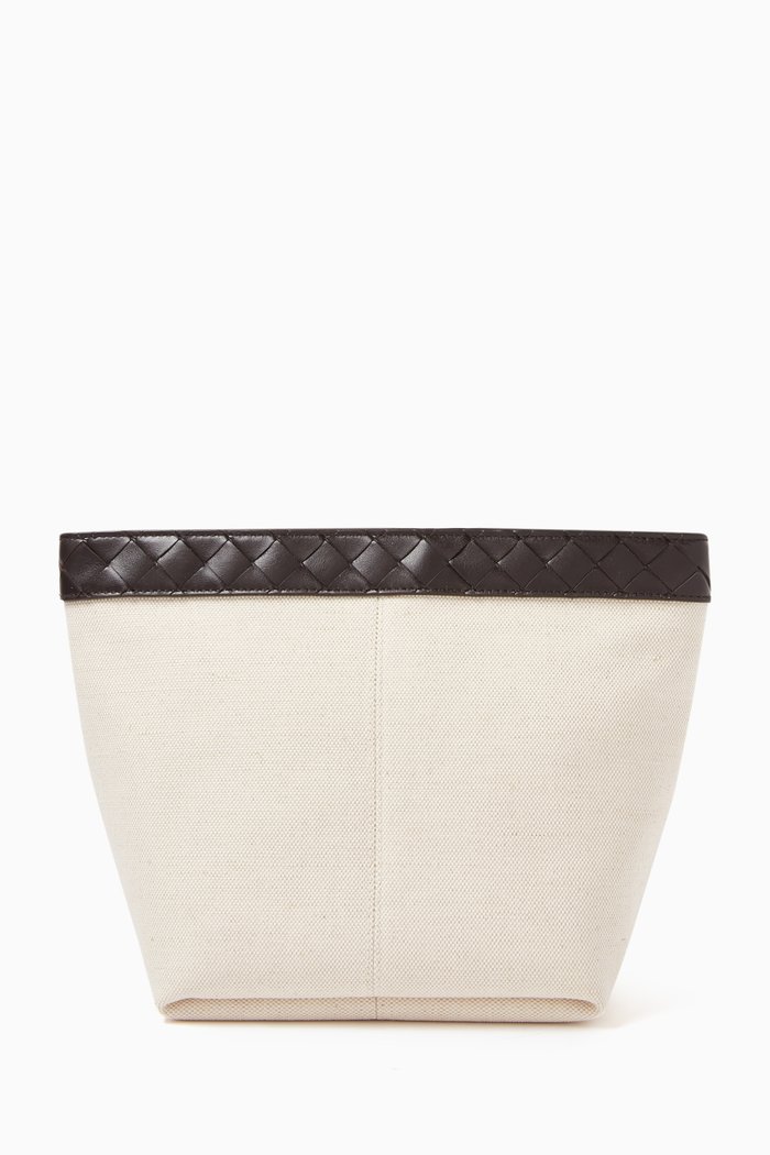 

Medium Flip Flap Prism Pouch, White