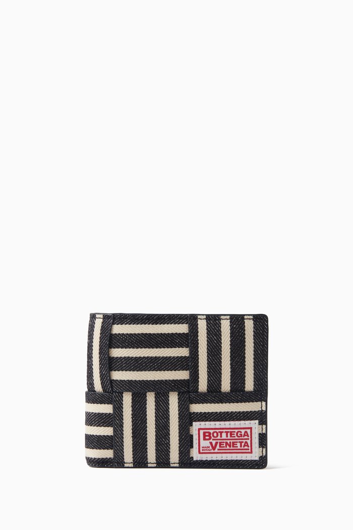 

Cassette Bi-Fold Wallet in Leather, Blue