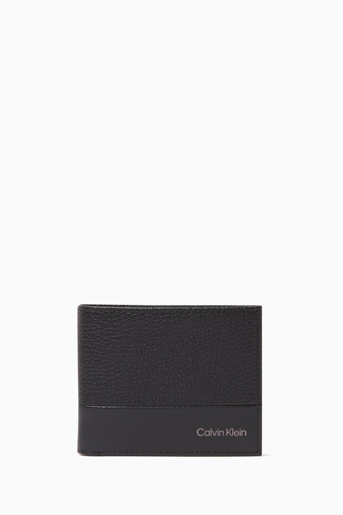 

Bifold 6Cc Wallet in Nappa Leather, Black