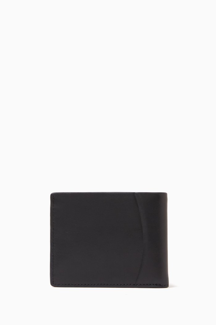 

Minimal Focus Bifold 6Cc Wallet in Leather, Black