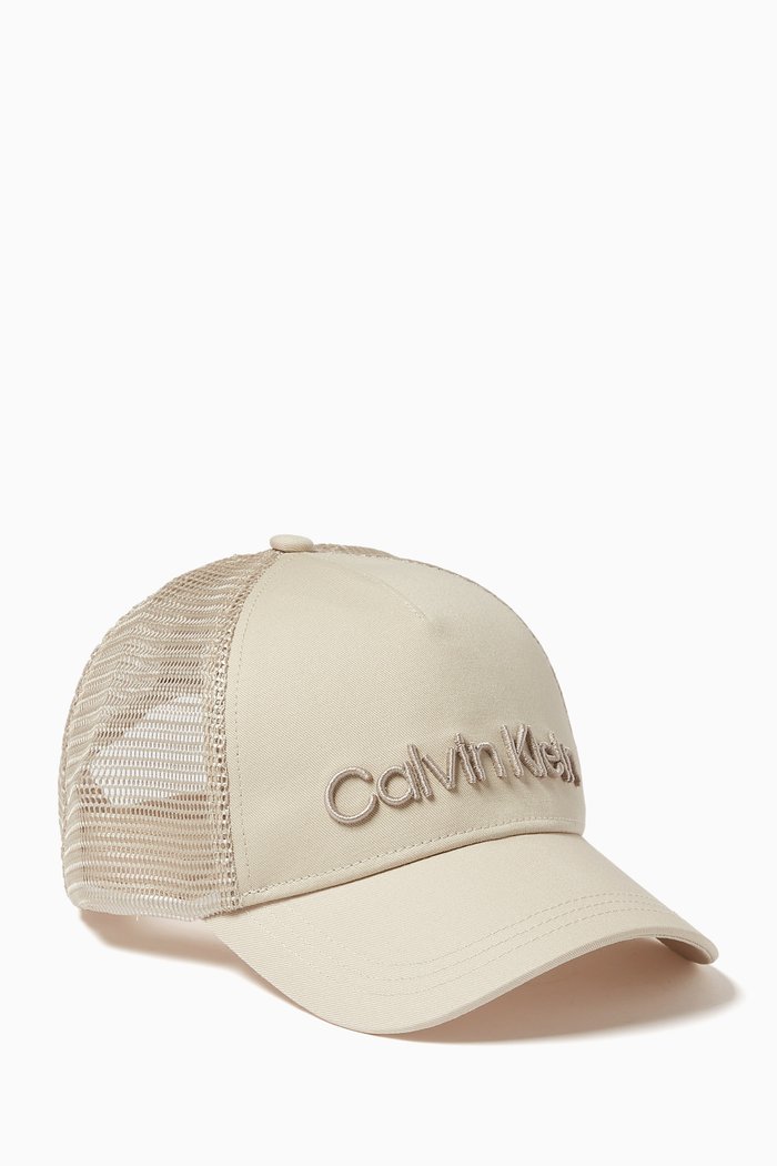 

Logo Trucker Cap in Organic-cotton, Neutral