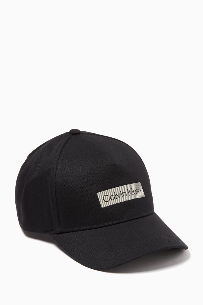 

Logo Cap in Organic-cotton Twill, Black