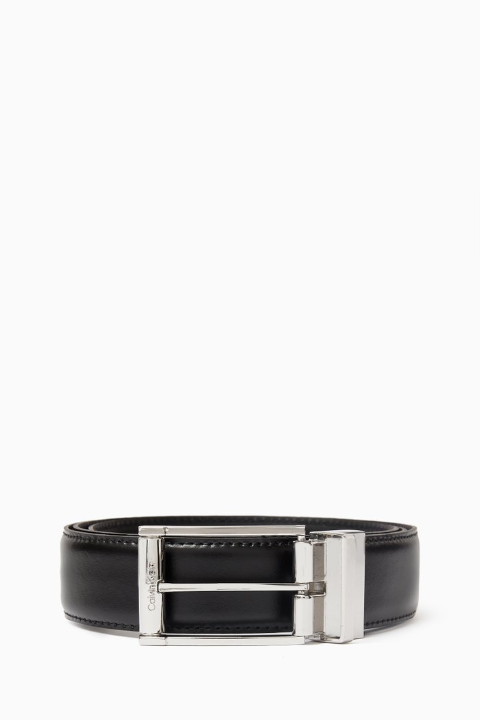 

Bombe Bar Belt in Leather, Black