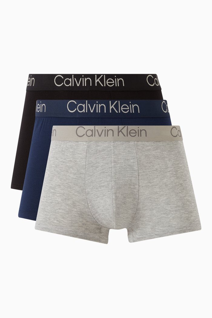 

Logo Trunks in Stretch-modal, Set of 3, Multicolour