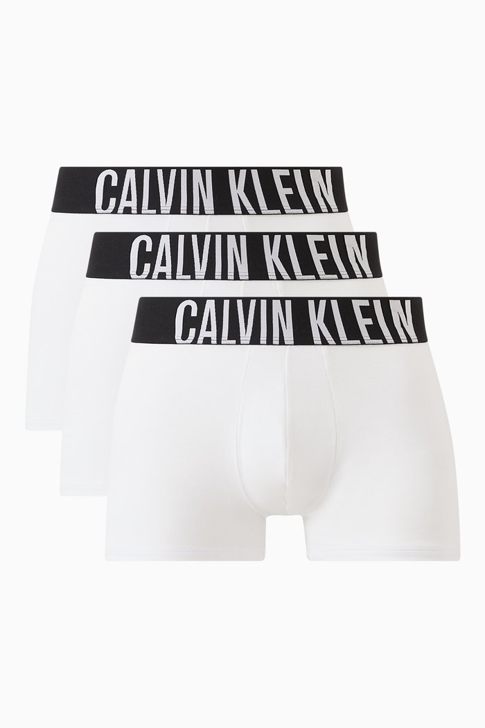

Logo Trunks in Recycled Cotton-blend, Set of 3, White