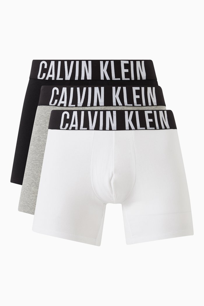 

Logo Boxer Briefs in Recycled Cotton-blend, Set of 3, Multicolour