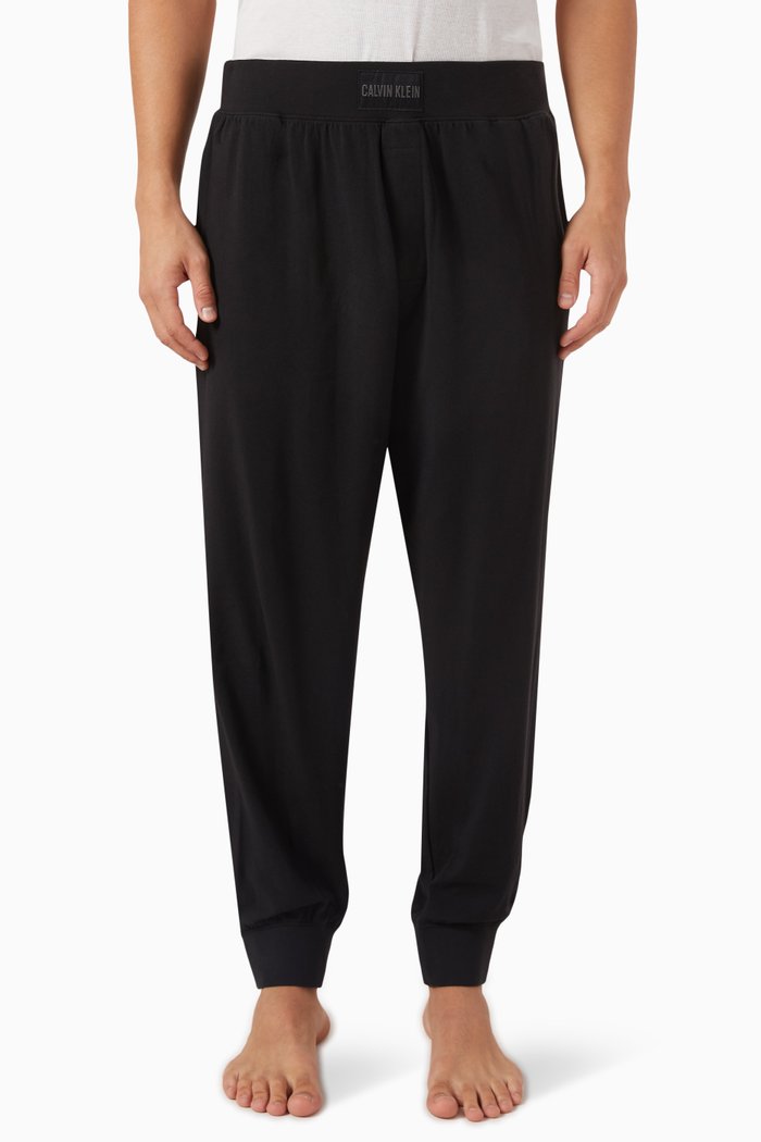 

Lounge Sweatpants in Stretch Organic-cotton, Black