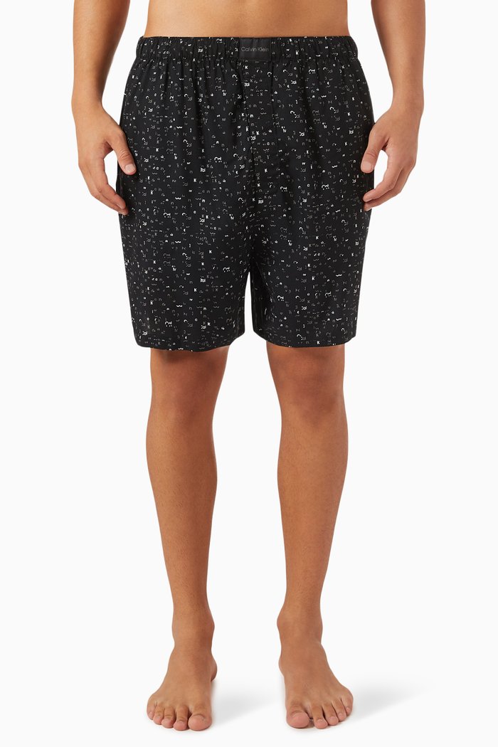 

Pure Pyjama Shorts in Viscose, Black
