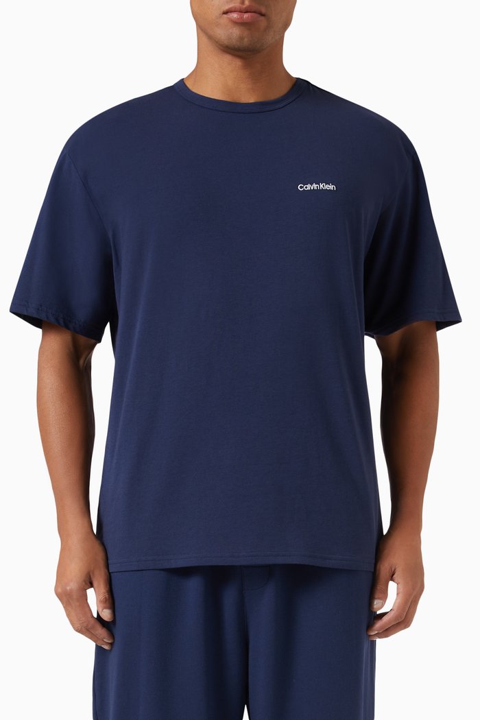 

Modern Lounge T-shirt in Cotton-blend, Blue