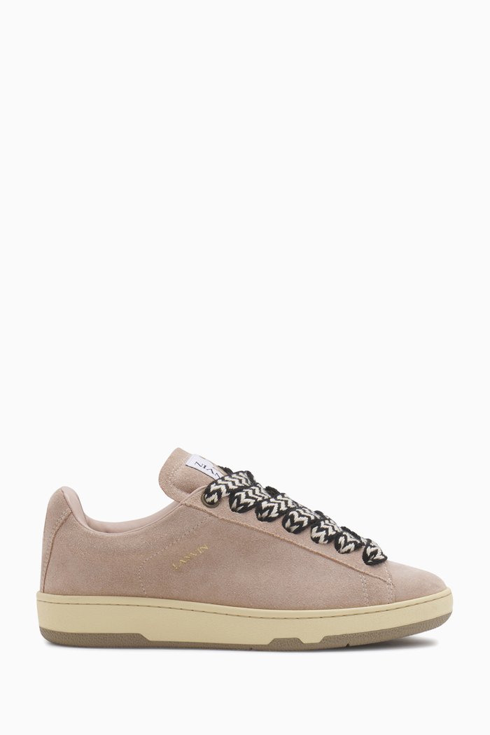 

Curb Lite Sneakers in Suede, Pink