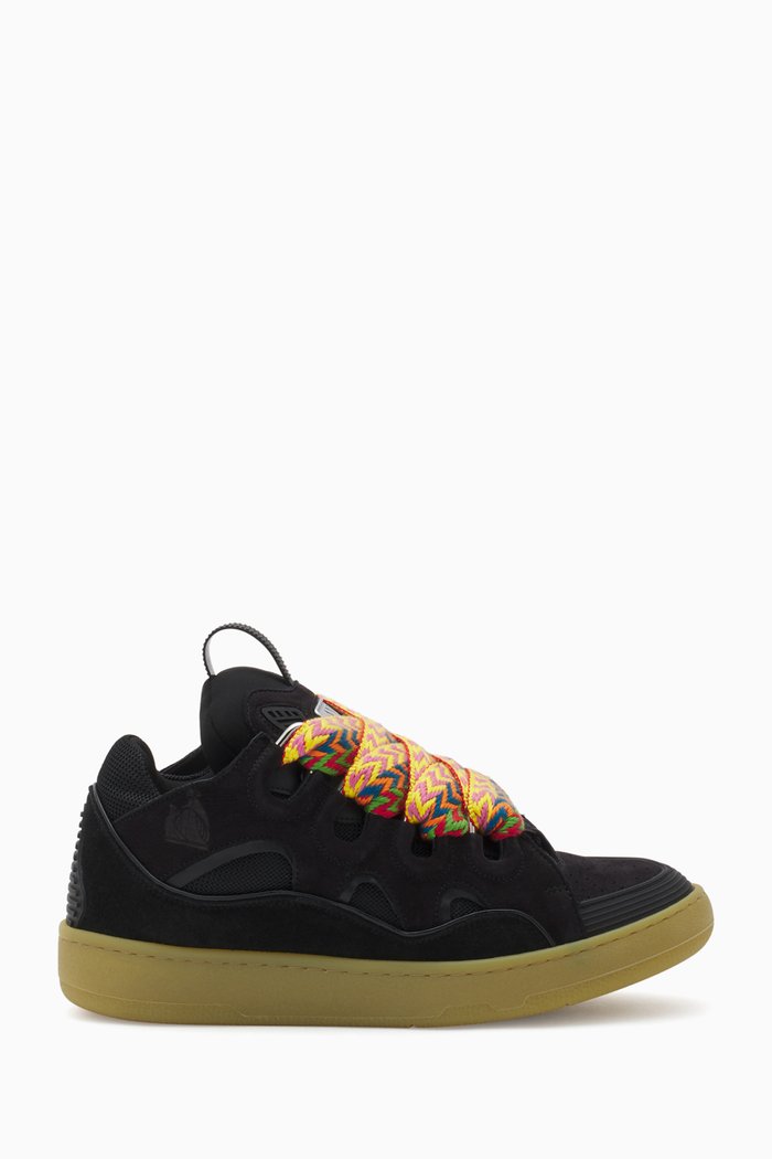 

Curb Sneakers in Leather, Black