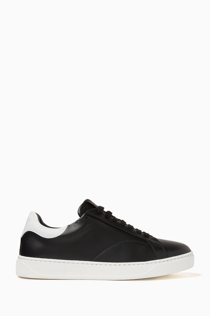 

DDB0 Sneakers in Calfskin Leather, Black