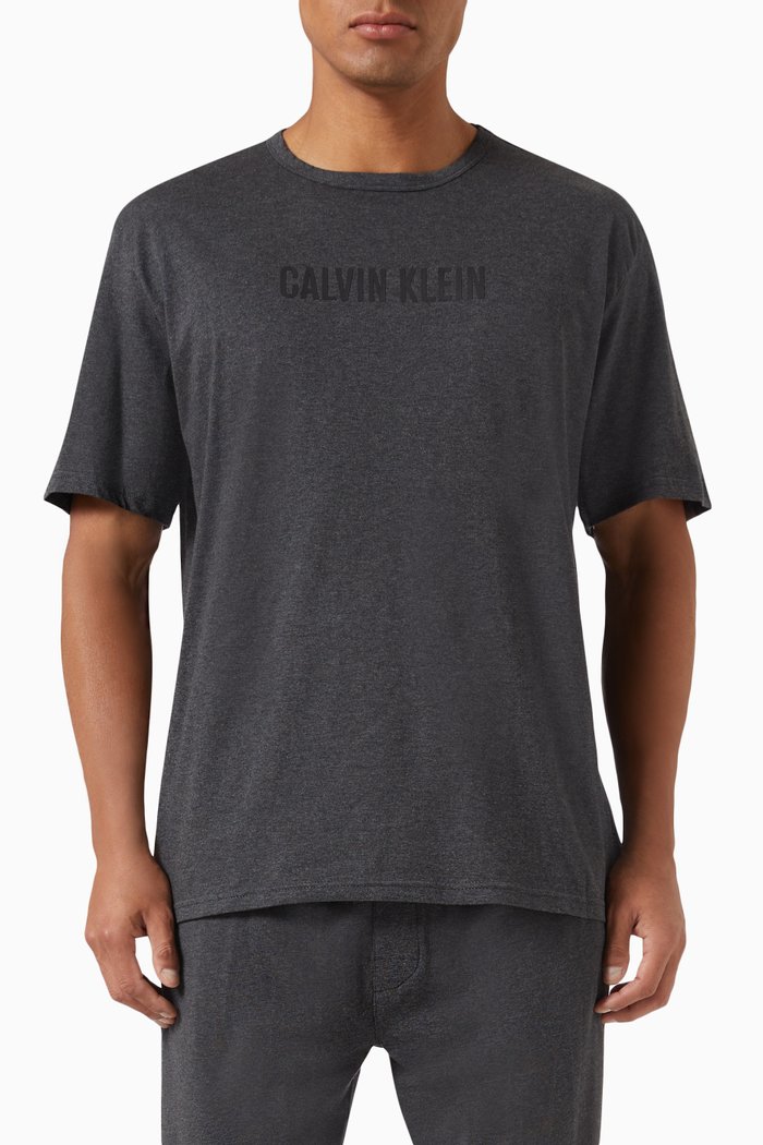 

Lounge T-shirt in Organic Cotton-jersey, Grey